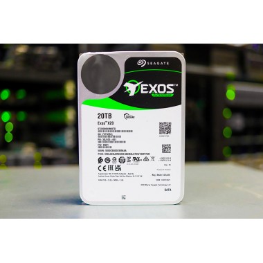 Жесткий диск SEAGATE Exos X20 20TB, SAS 12Gb/s, 7200rpm, (ST20000NM002D)